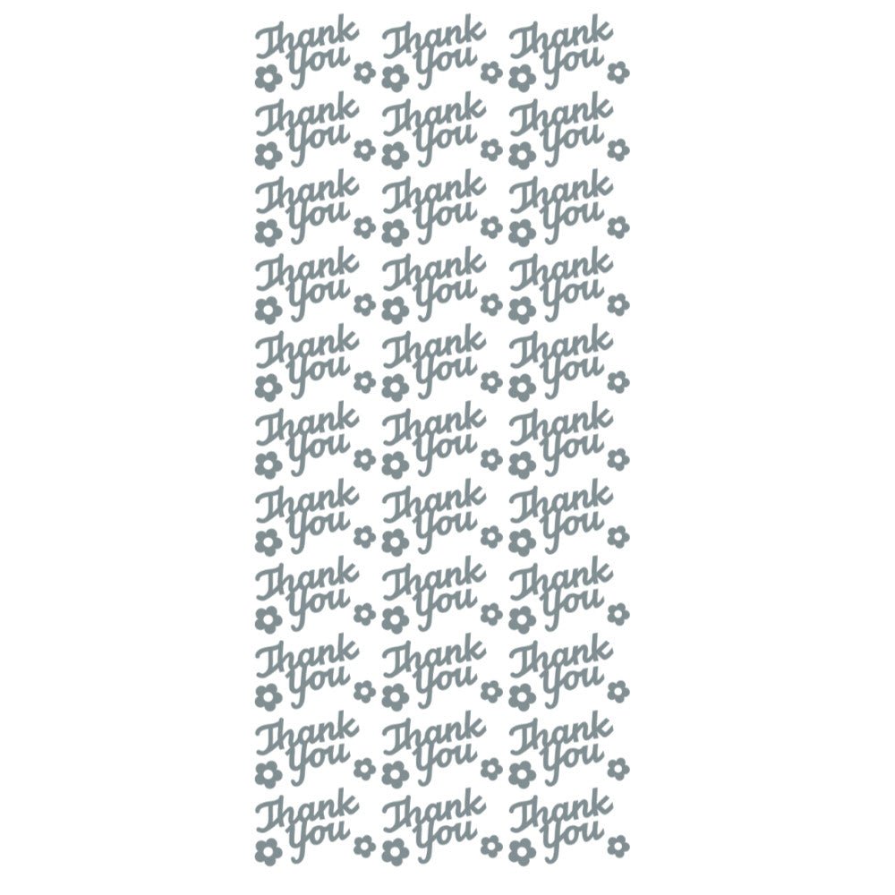 Thank You Peeloff Stickers | Buy Online from The Home Crafters