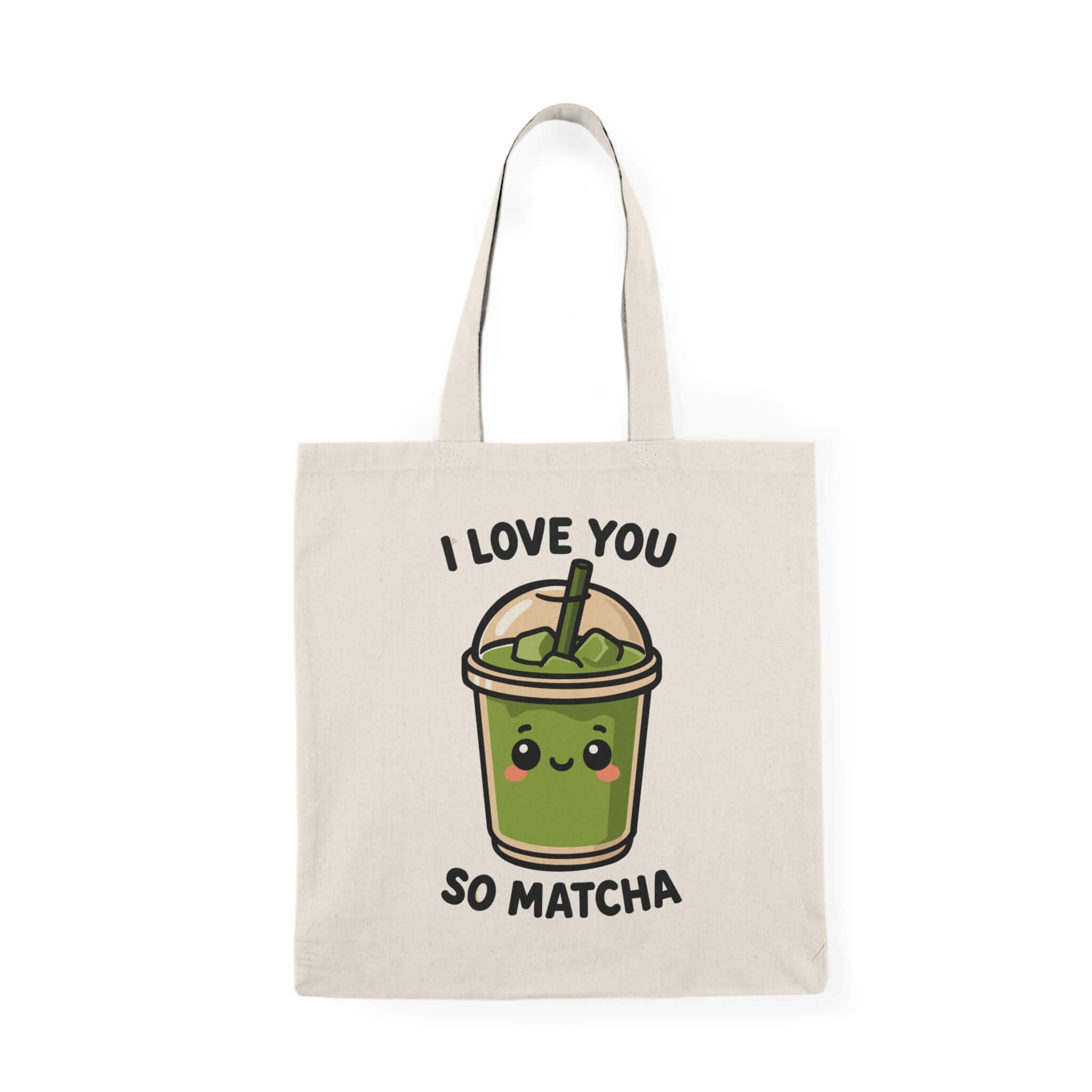 I Love You So Matcha Tote Bag | Buy Online from The Home Crafters