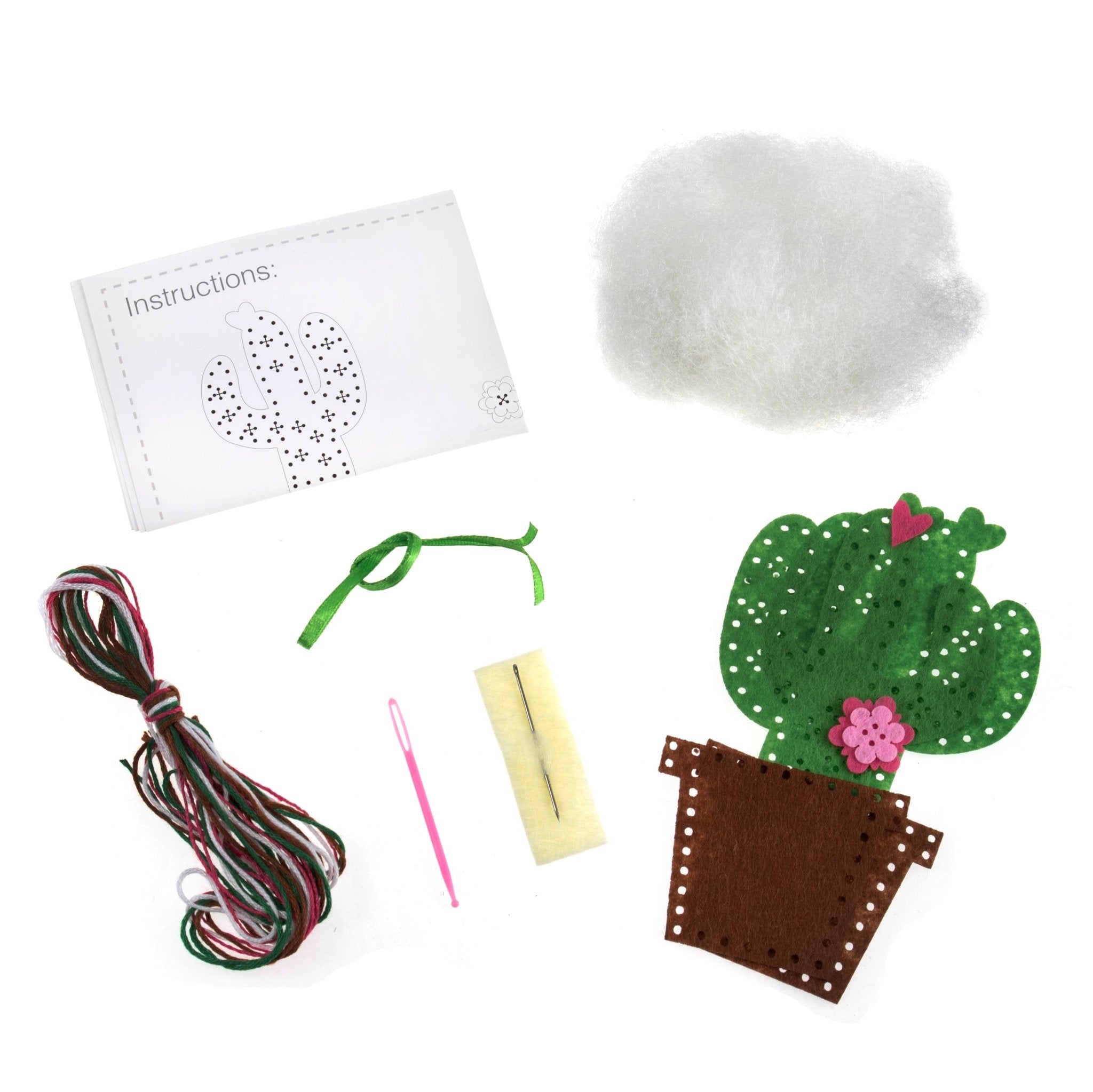 Trimits Felt Decoration Kit: Cactus | Buy Online from The Home Crafters