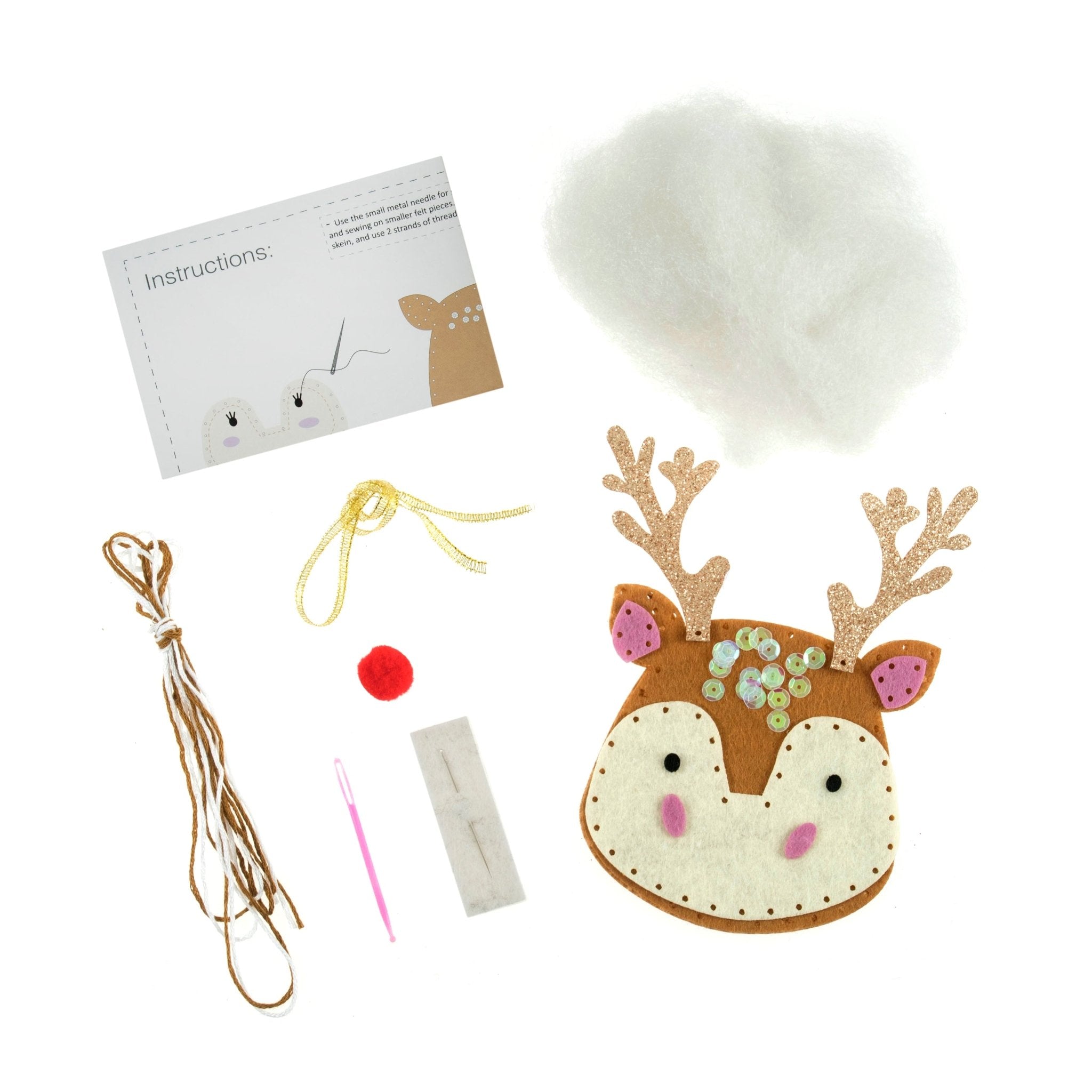 Trimits Felt Decoration Kit: Reindeer | Buy Online from The Home Crafters