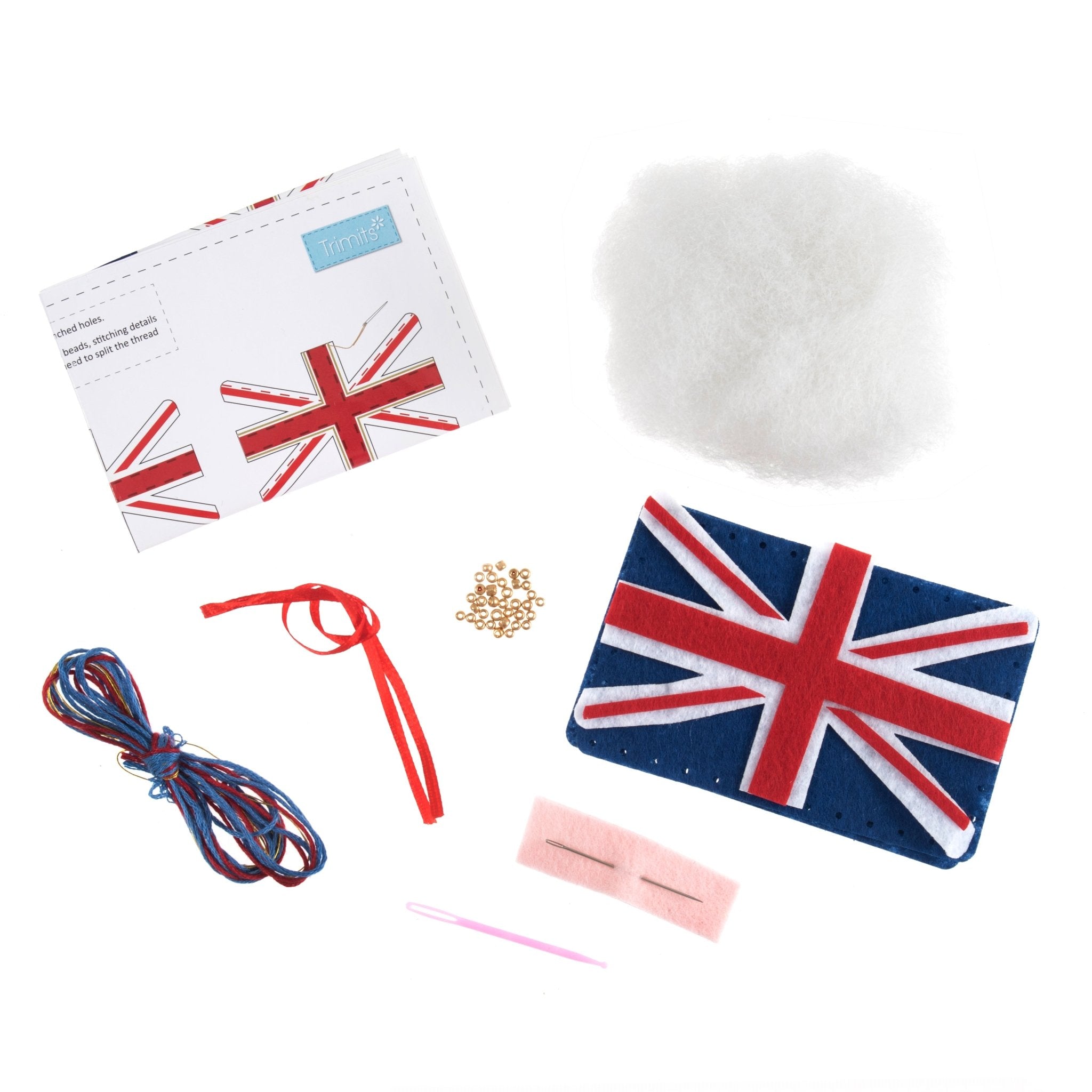 Trimits Felt Decoration Kit: Union Jack | Buy Online from The Home Crafters