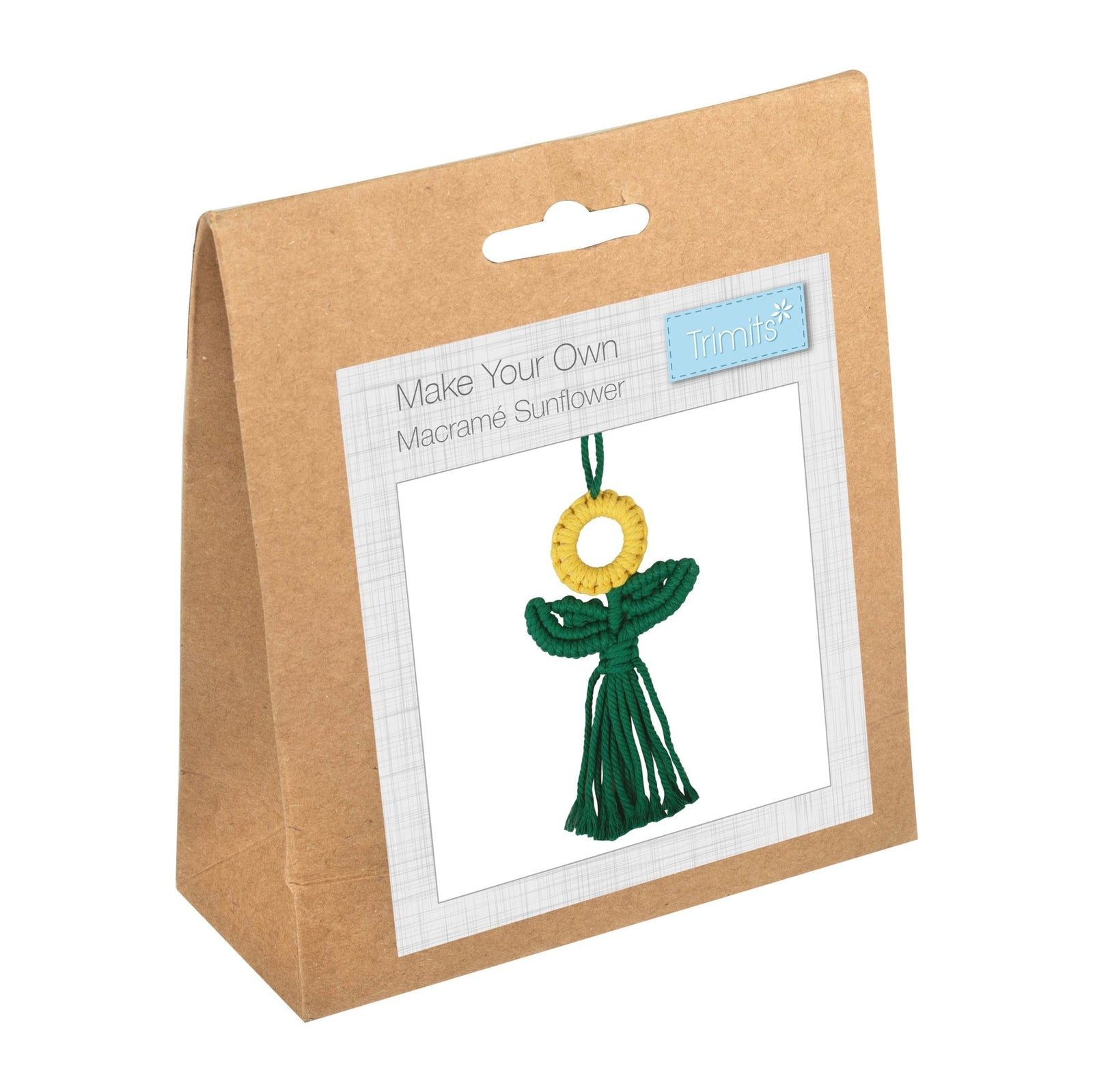 Trimits: Macramé Kit: Sunflower | Buy Online from The Home Crafters