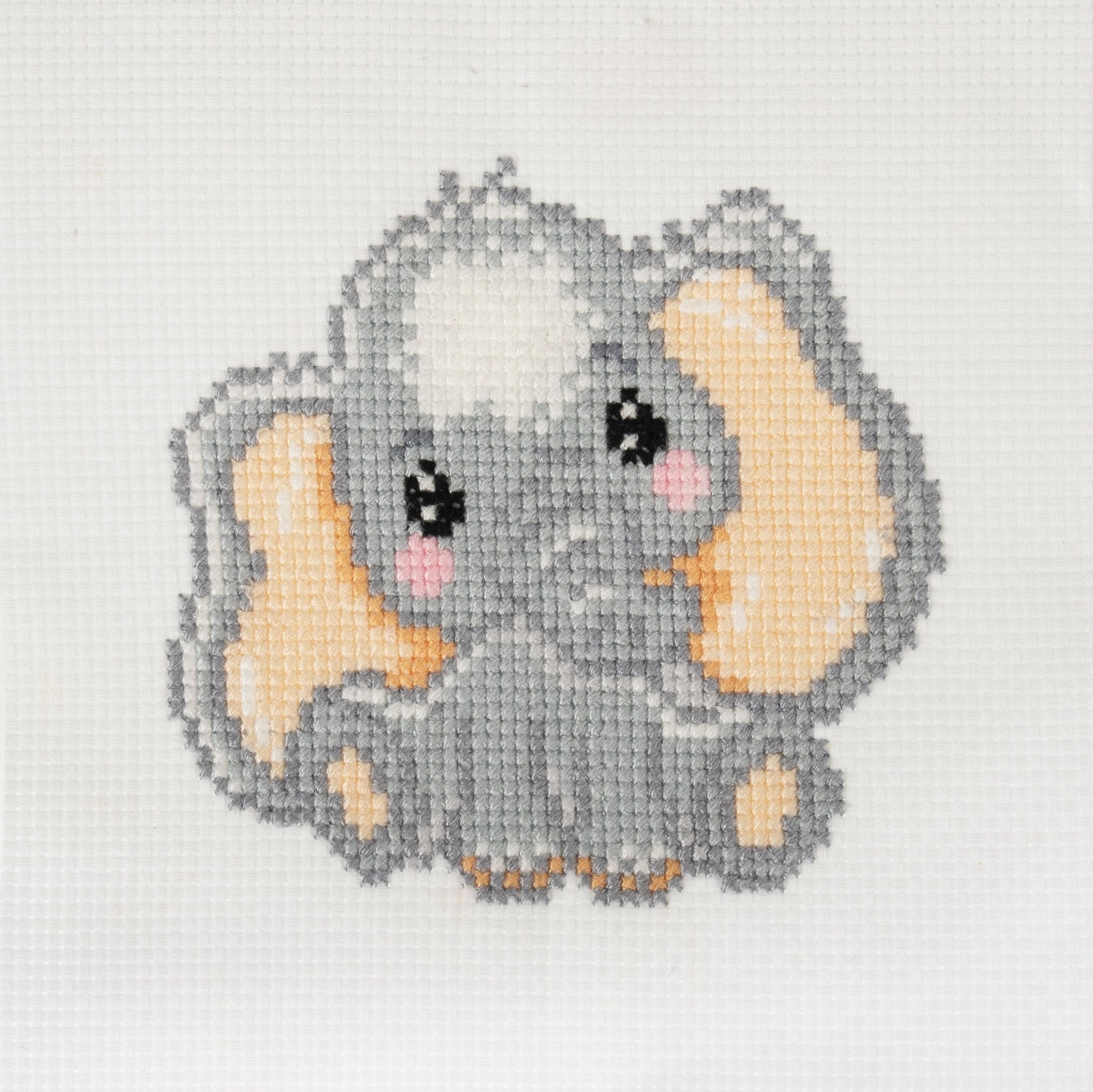 Trimits Mini Counted Cross Stitch Kit: Elephant | Buy Online from The Home Crafters