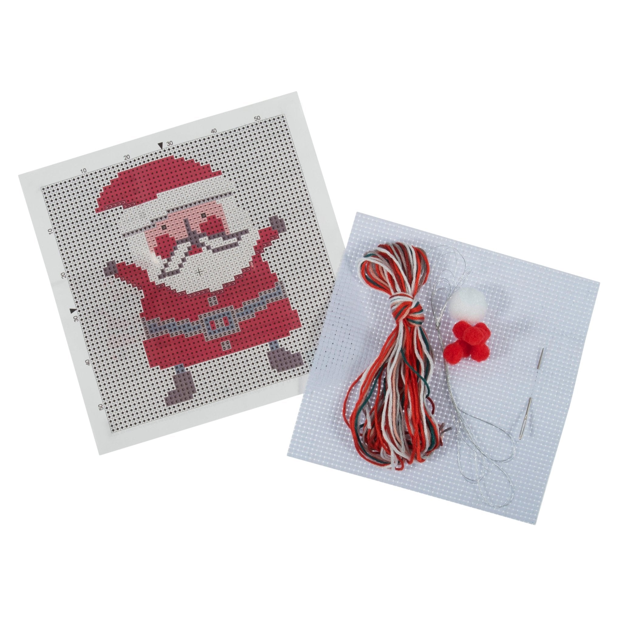 Trimits Mini Counted Cross Stitch Kit: Santa | Buy Online from The Home Crafters