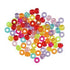 Trimits Plastic Round Crow Pony Beads: Multi Colour Translucent - 20g | Buy Online from The Home Crafters