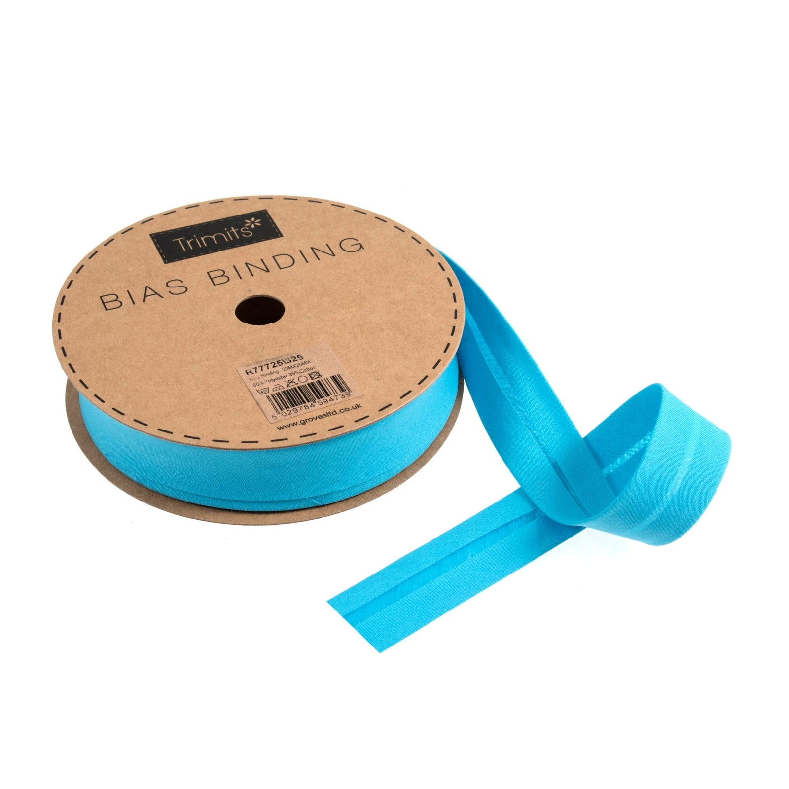 Trimits Polycotton Bias Binding: 25mm - per metre | Buy Online from The Home Crafters