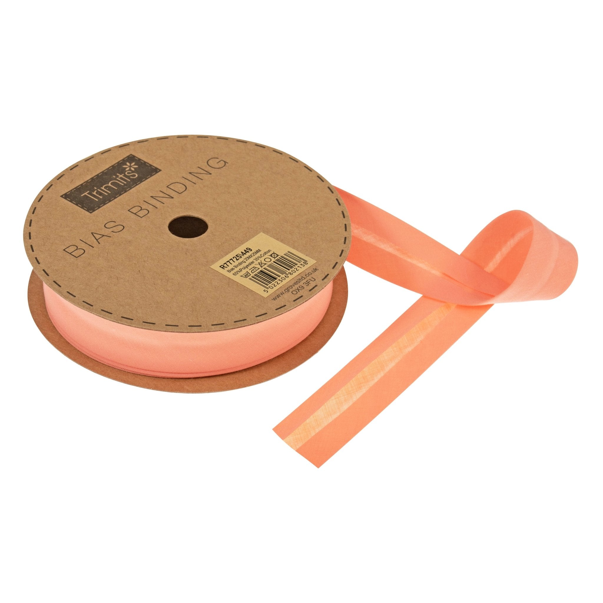 Trimits Polycotton Bias Binding: 25mm - per metre | Buy Online from The Home Crafters