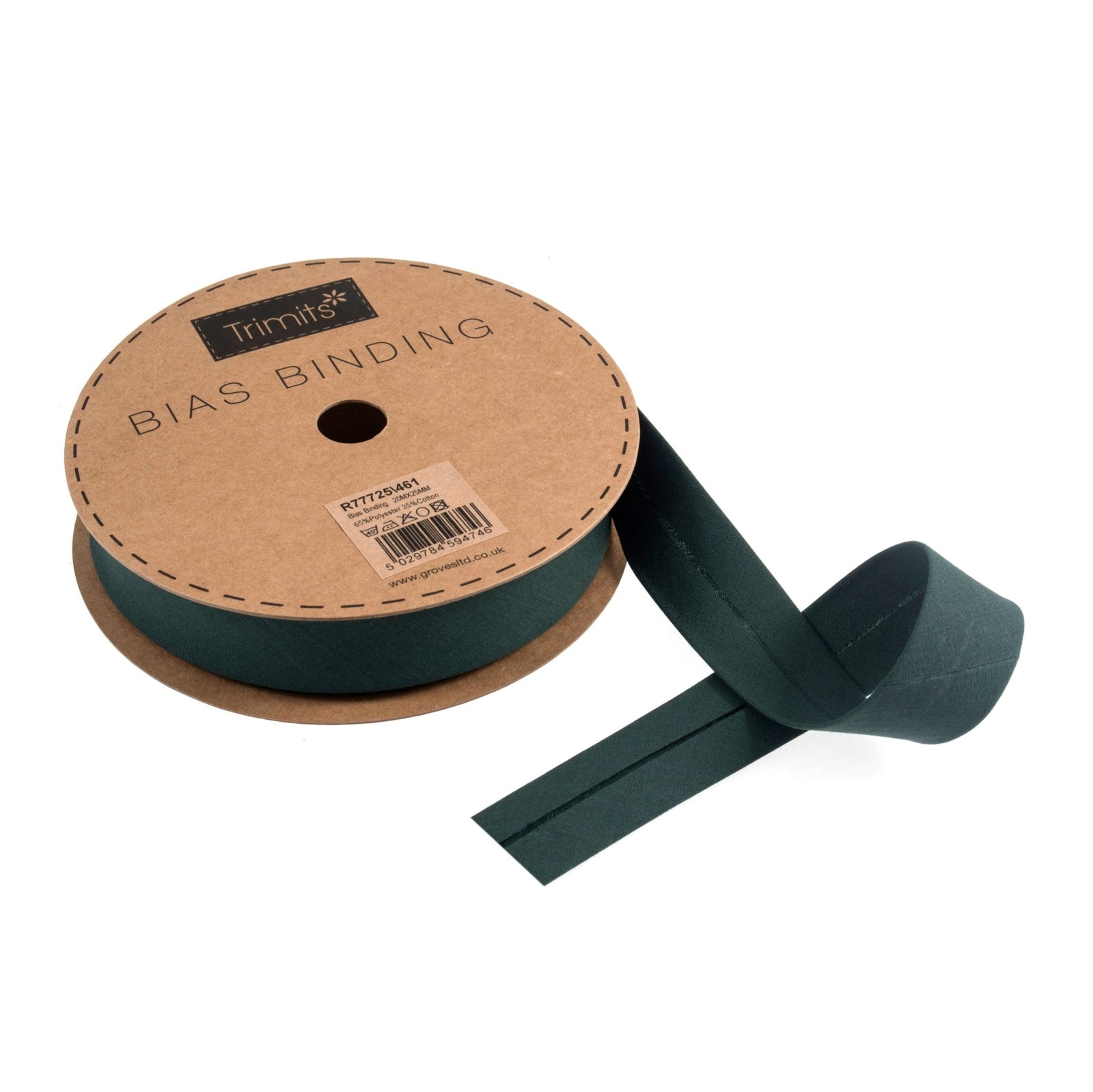 Trimits Polycotton Bias Binding: 25mm - per metre | Buy Online from The Home Crafters