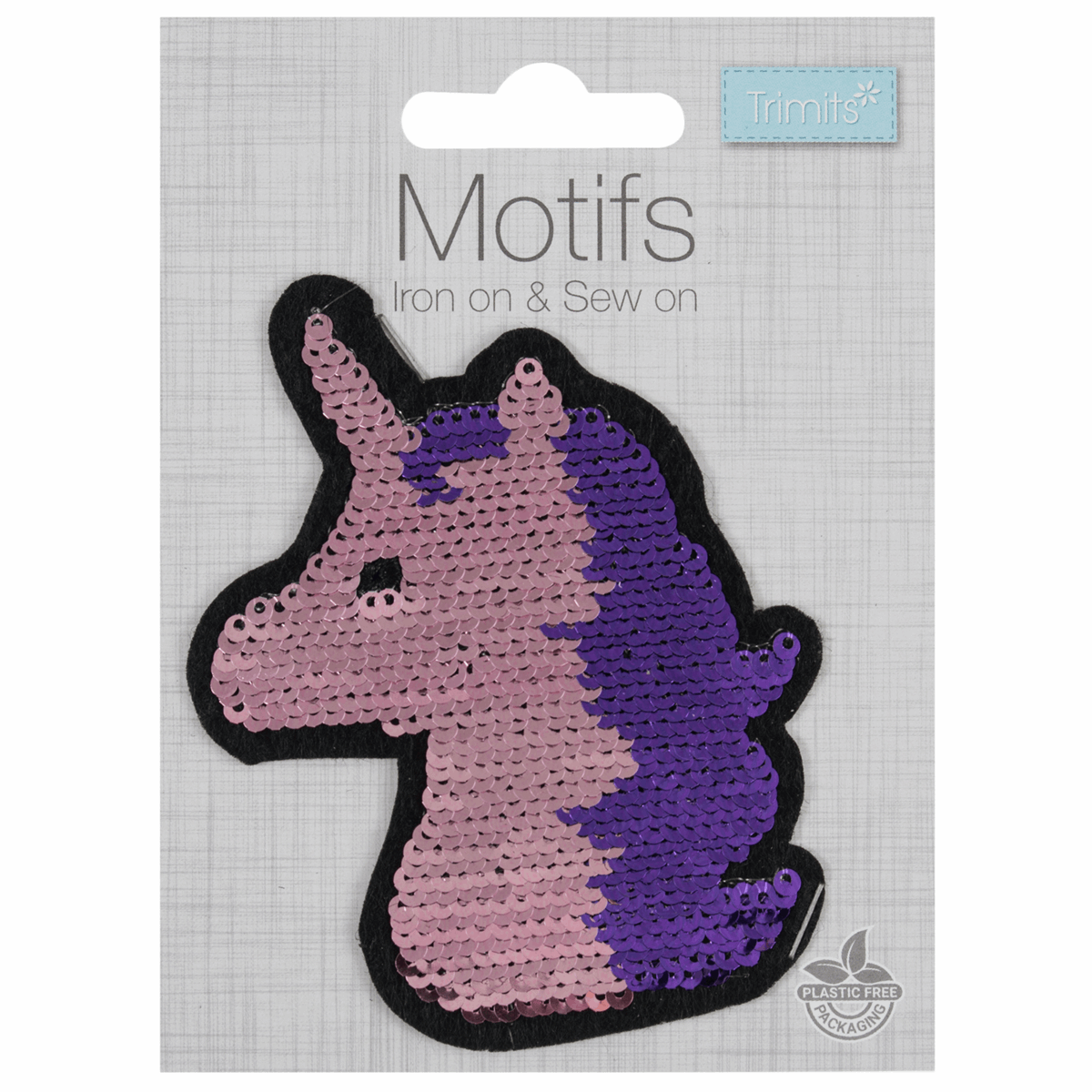 Trimits Stick On, Iron On or Sew On Flip Sequin Motif Patch | Buy Online from The Home Crafters