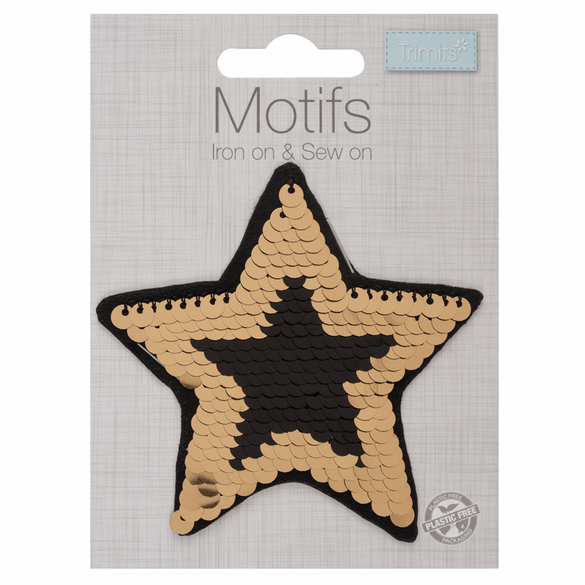 Trimits Stick On, Iron On or Sew On Flip Sequin Motif Patch | Buy Online from The Home Crafters