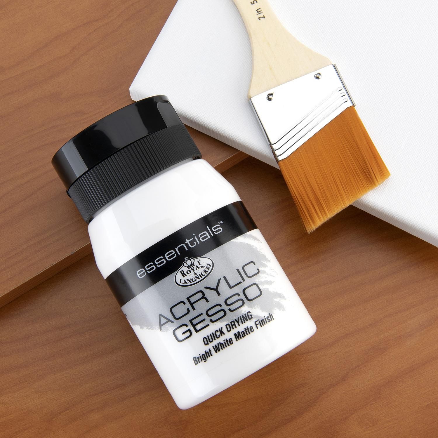 Royal & Langnickel Essentials 500ml White Gesso | Buy Online from The Home Crafters