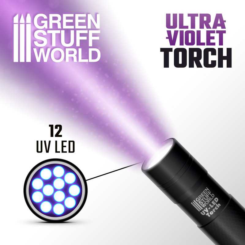 Green Stuff World: UV Ultraviolet Resin Curing Hand Flashlight Torch | Buy Online from The Home Crafters