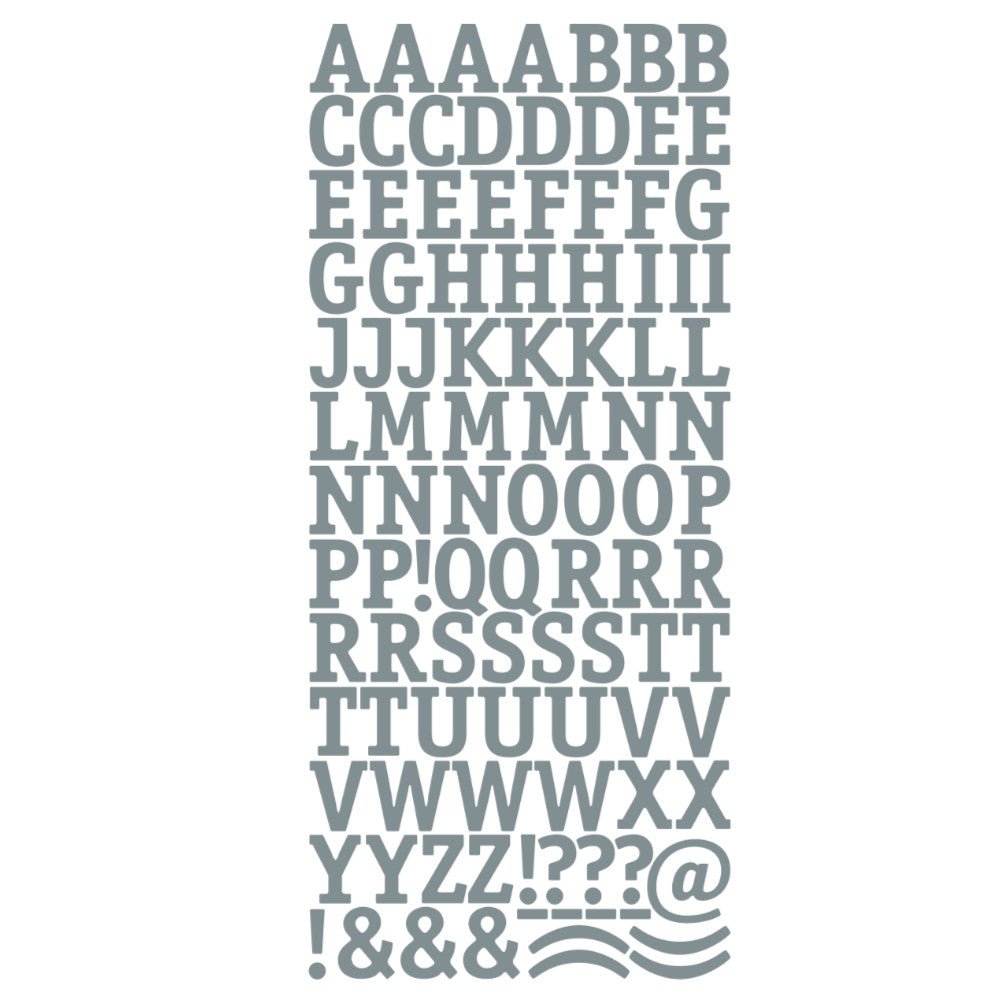 Uppercase Alphabet Letter Peeloff Stickers | Buy Online from The Home Crafters