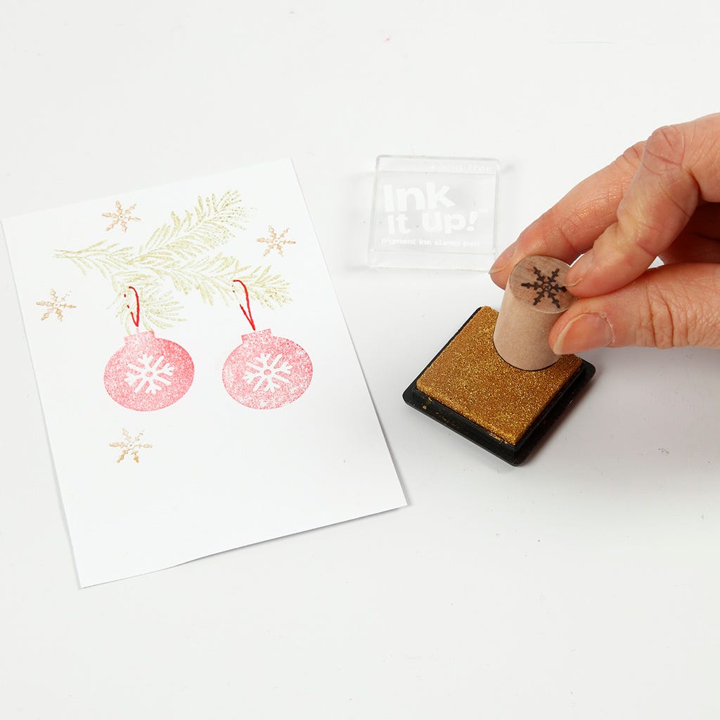 Deco Art Mini Rubber Stamps: Christmas Motifs - 15pc
