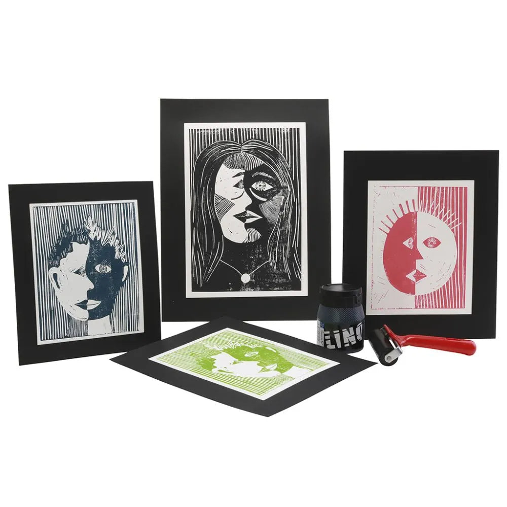 Crafting for Kids: SImple Lino Printing Self-Portraits - Friday 23rd August