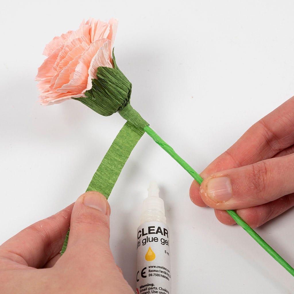 Mini Craft Kit: Crepe Paper - Carnations