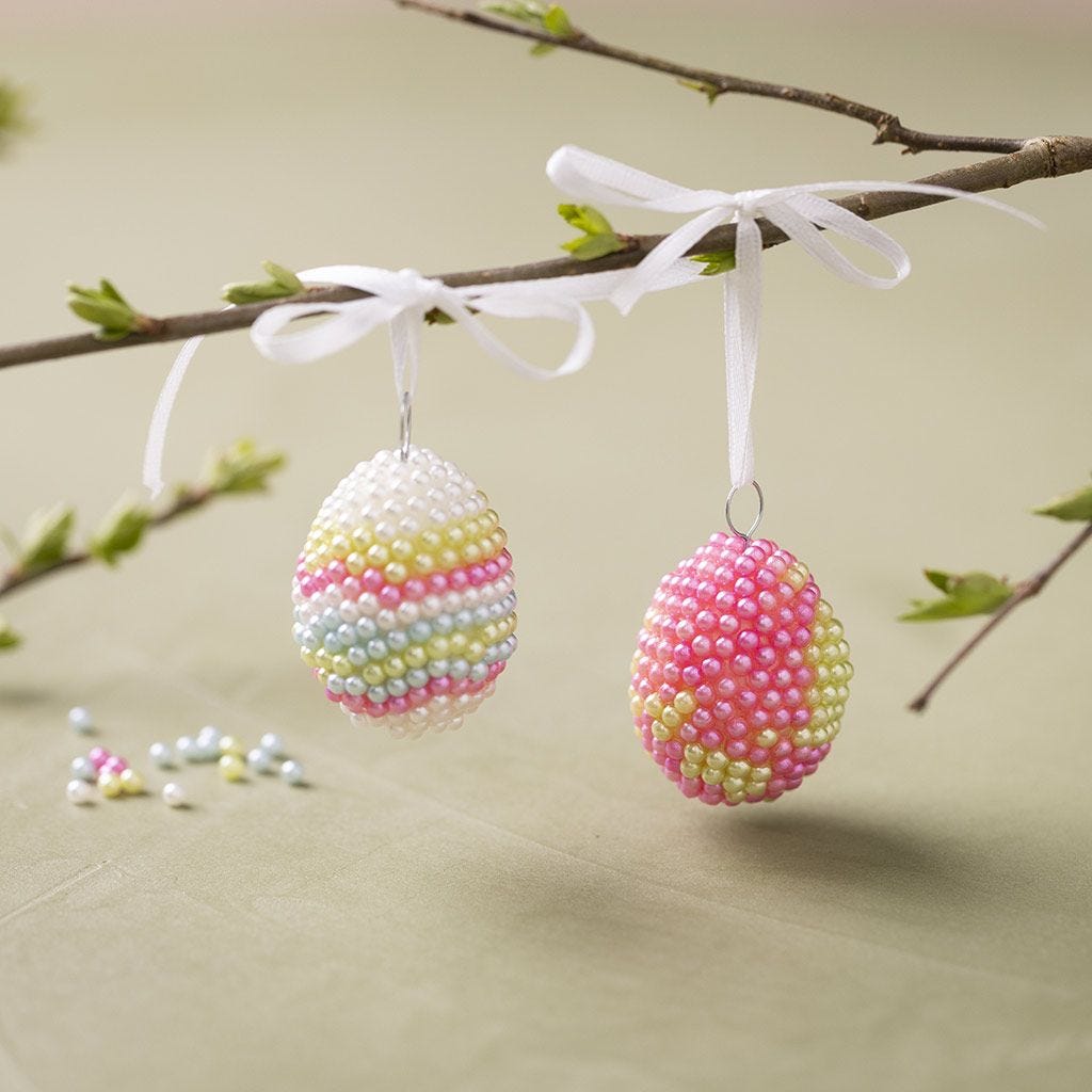 Mini Craft Kit: Modelling Beaded Easter Eggs