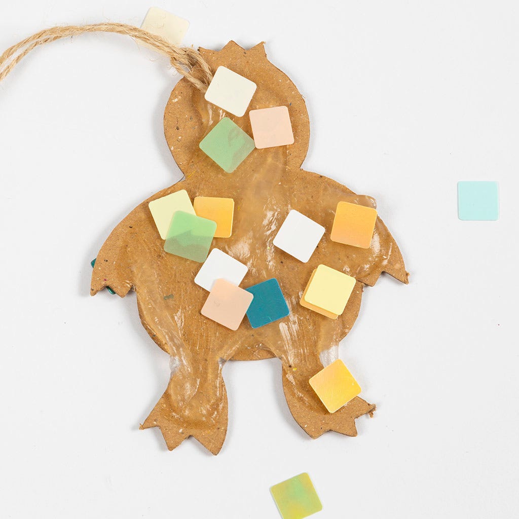 Mini Craft Kit: Mosaic Decoration - Easter Egg & Chick