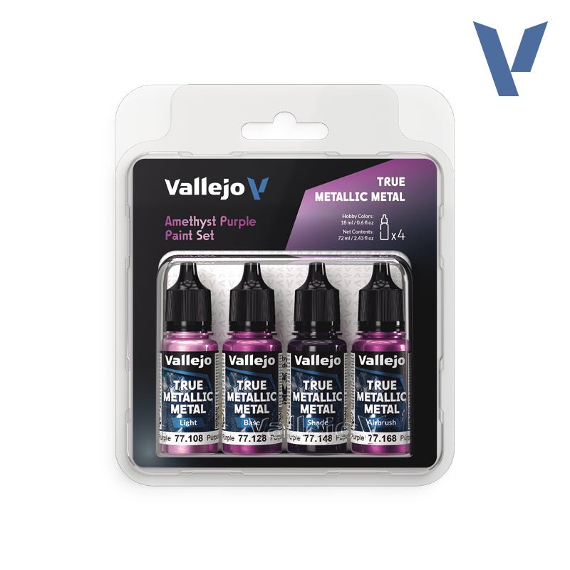 Vallejo TMM Paint Set - Amethyst Purple (4 Colours | Buy Online from The Home Crafters