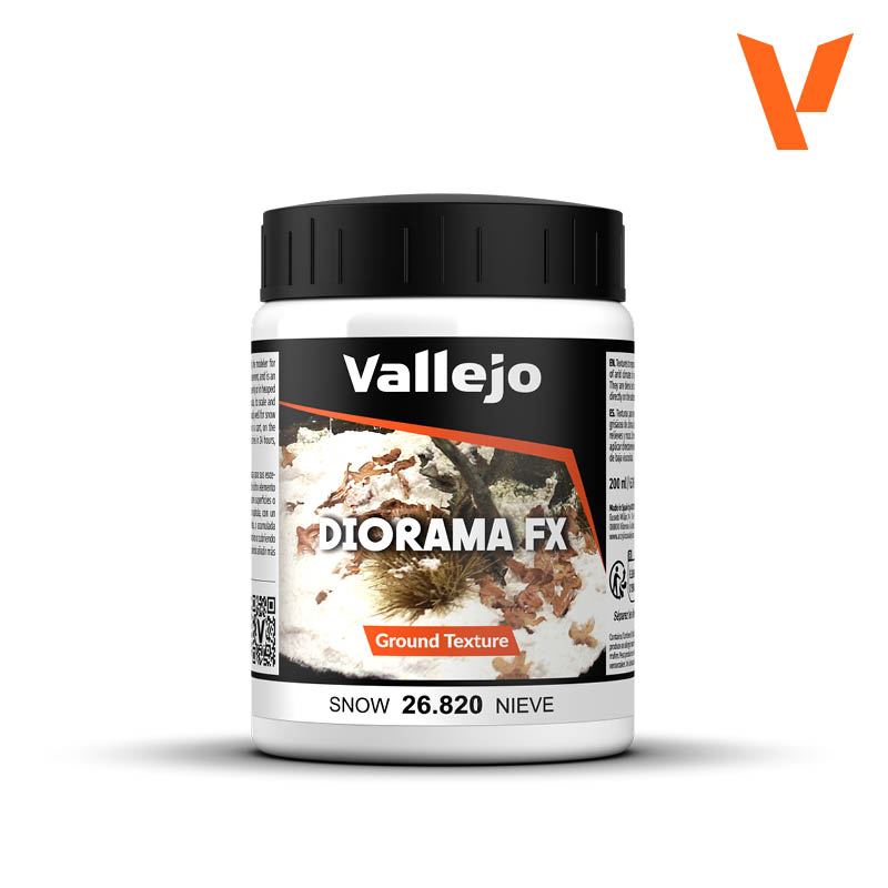 Vallejo 200ml Diorama FX - Ground Texture 200ml - Snow