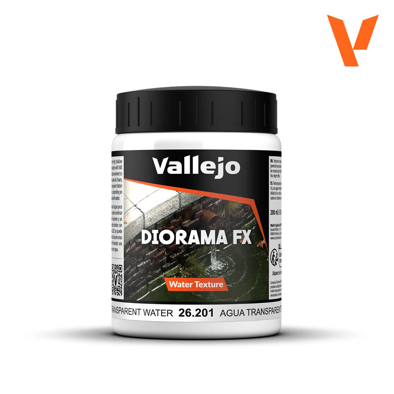 Vallejo 200ml Diorama FX: Water Texture - Transparent Water