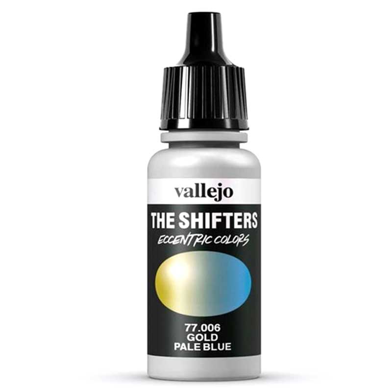 Vallejo Eccentric Colors 18ml - Gold/Pale Blue Shifter | Buy Online from The Home Crafters