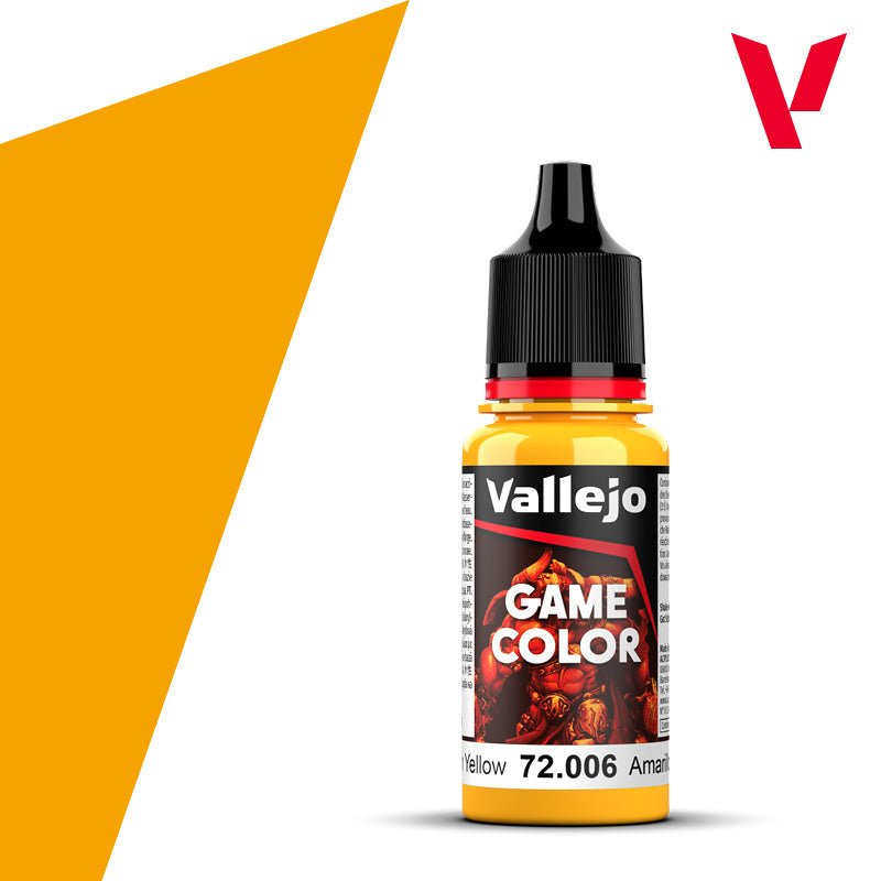 Vallejo Game Color 18ml - Sun Yellow | Buy Online from The Home Crafters