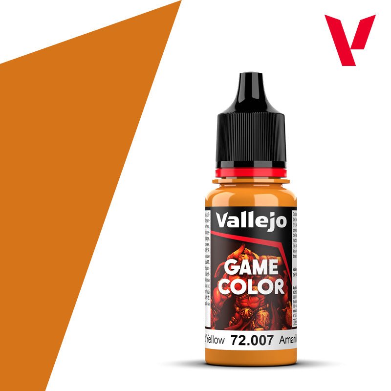 Vallejo Game Color 18ml - Gold Yellow | Buy Online from The Home Crafters