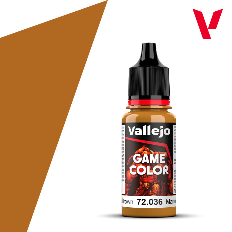 Vallejo Game Color Metallic 18ml - Bronze Brown