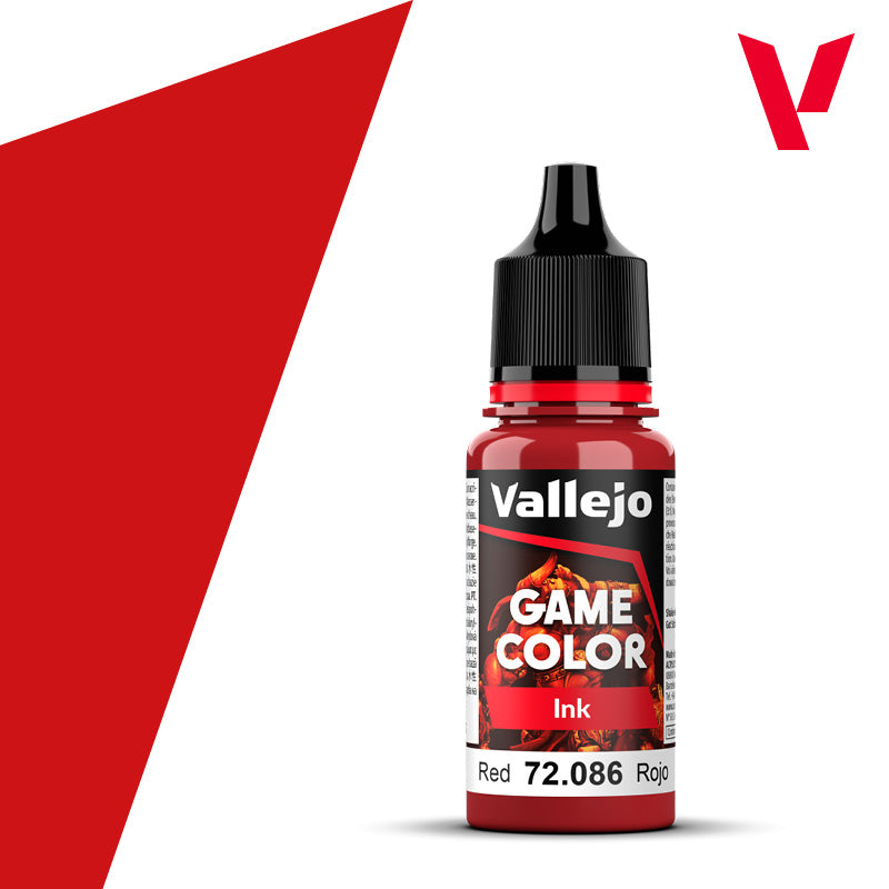 Vallejo Game Color 18ml - Game Ink - Red