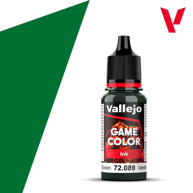 Vallejo Game Color 18ml - Game Ink - Green