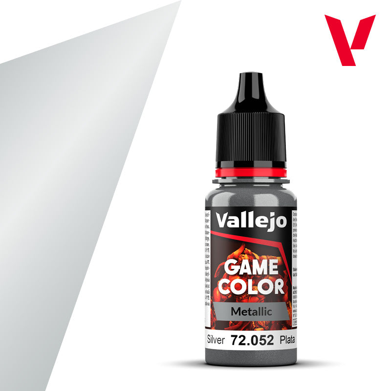 Vallejo Game Color Metallic 18ml - Silver