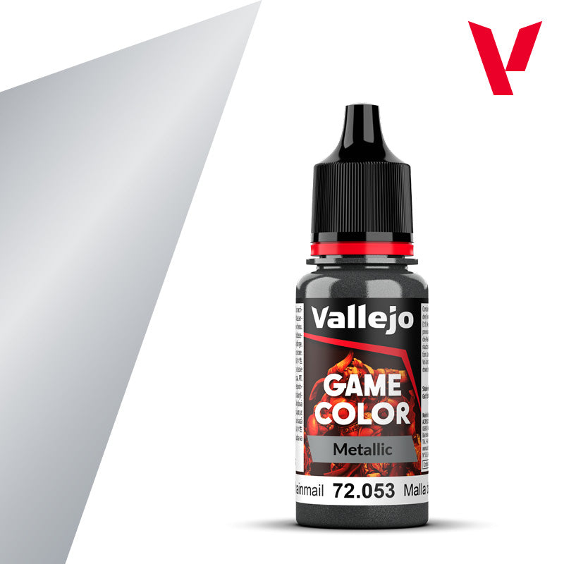 Vallejo Game Color Metallic 18ml - Chainmail