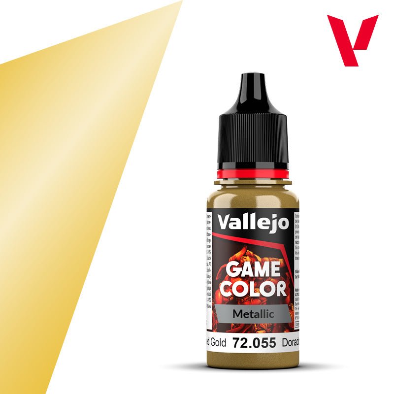 Vallejo Game Color Metallic 18ml - Polished Gold | Buy Online from The Home Crafters