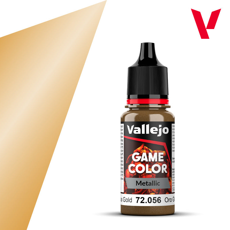 Vallejo Game Color Metallic 18ml - Glorious Gold