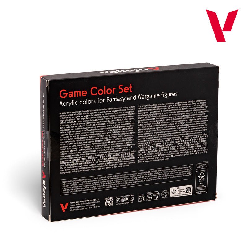 Vallejo Game Color Introduction Set - 16pc | Buy Online from The Home Crafters