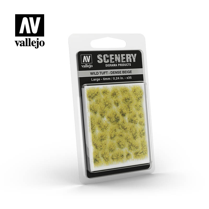 Vallejo Scenery - Wild Tufts - Dense Beige 6mm