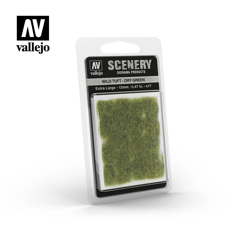 Vallejo Scenery: Wild Tufts - Dry Green | Buy Online from The Home Crafters