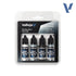Vallejo TMM Paint Set - Sterling Silver (4 Colours | Buy Online from The Home Crafters