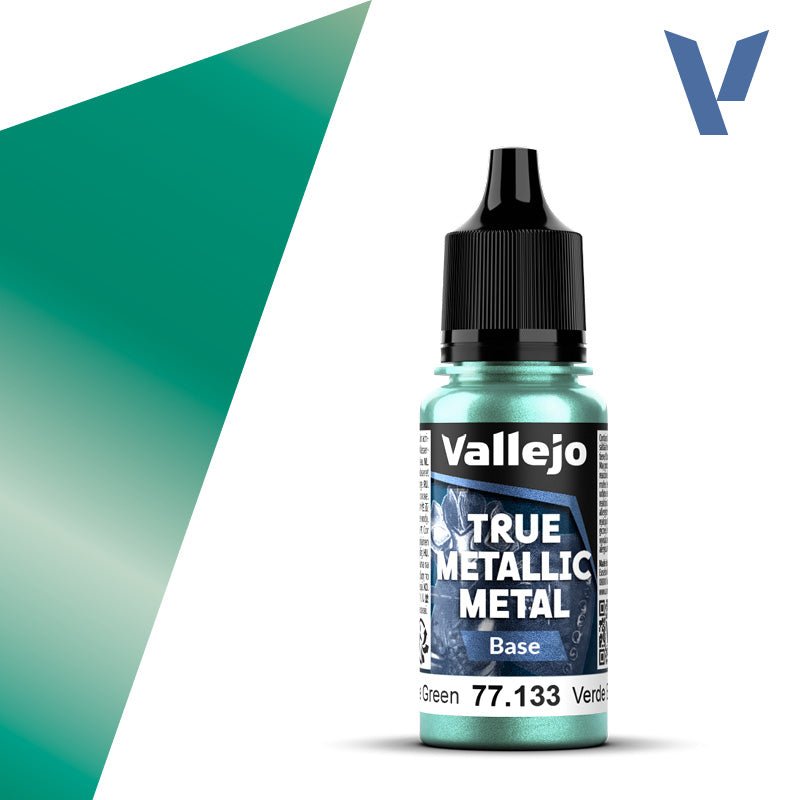 Vallejo TMM Base 133 - 18ml Beetle Green | Buy Online from The Home Crafters