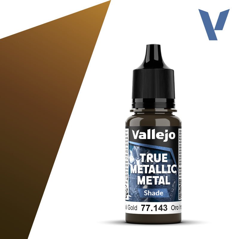 Vallejo TMM Shade 143 - 18ml Imperial Gold | Buy Online from The Home Crafters