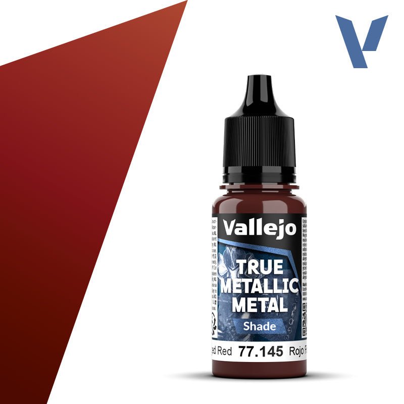 Vallejo TMM Shade 145 - 18ml Forged Red | Buy Online from The Home Crafters