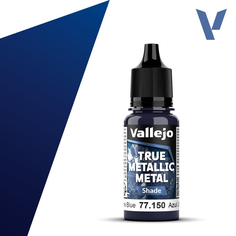 Vallejo TMM Shade 150 - 18ml Ultramarine Blue | Buy Online from The Home Crafters