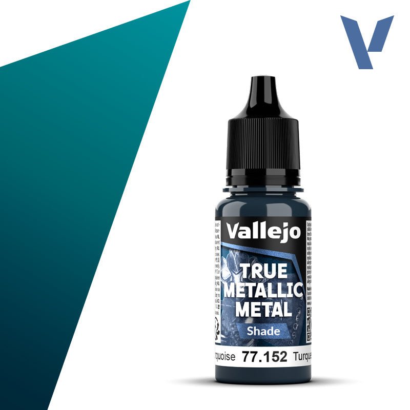 Vallejo TMM Shade 152 - 18ml Hydra Turquoise | Buy Online from The Home Crafters