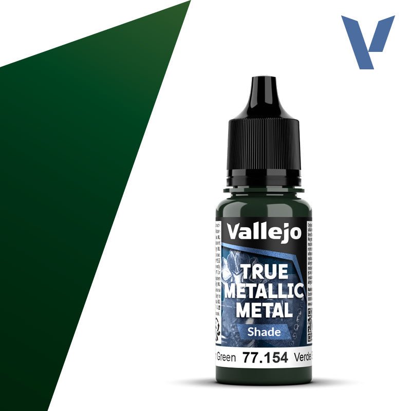 Vallejo TMM Shade 154 - 18ml Dusken Green | Buy Online from The Home Crafters