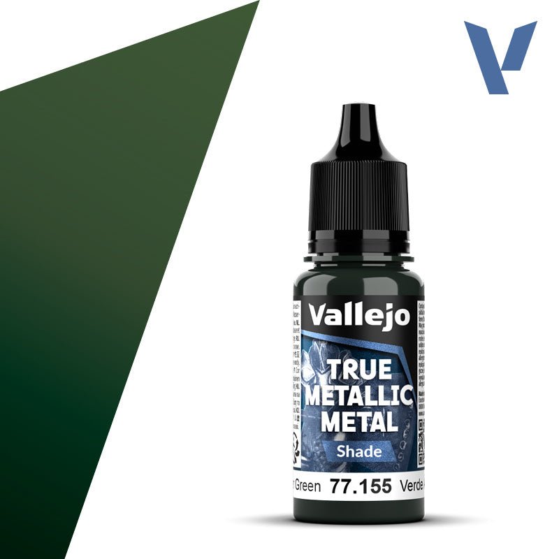 Vallejo TMM Shade 155 - 18ml Amber Green | Buy Online from The Home Crafters