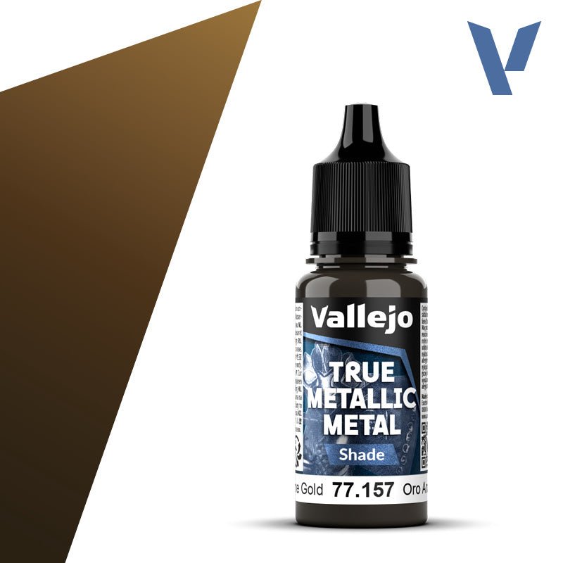 Vallejo TMM Shade 157 - 18ml Arcane Gold | Buy Online from The Home Crafters