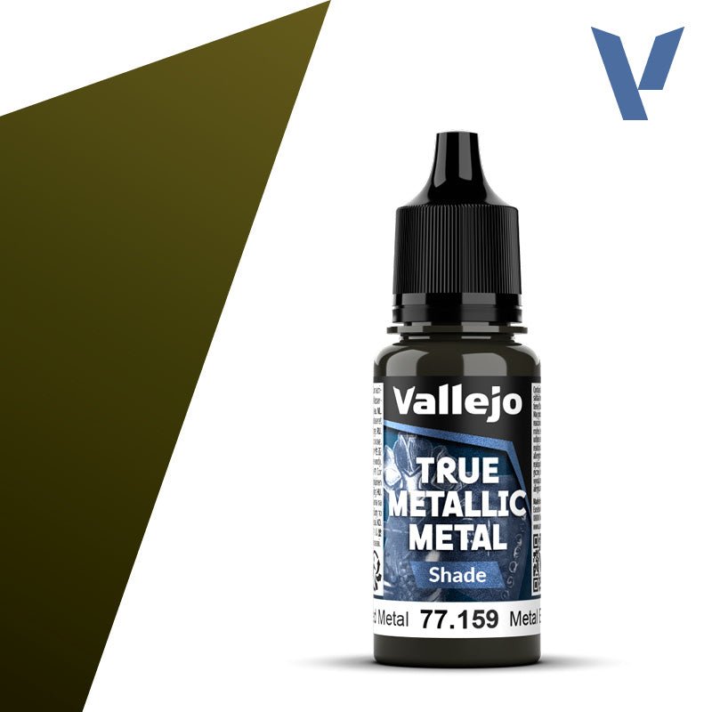 Vallejo TMM Shade 159 - 18ml Aged Metal | Buy Online from The Home Crafters