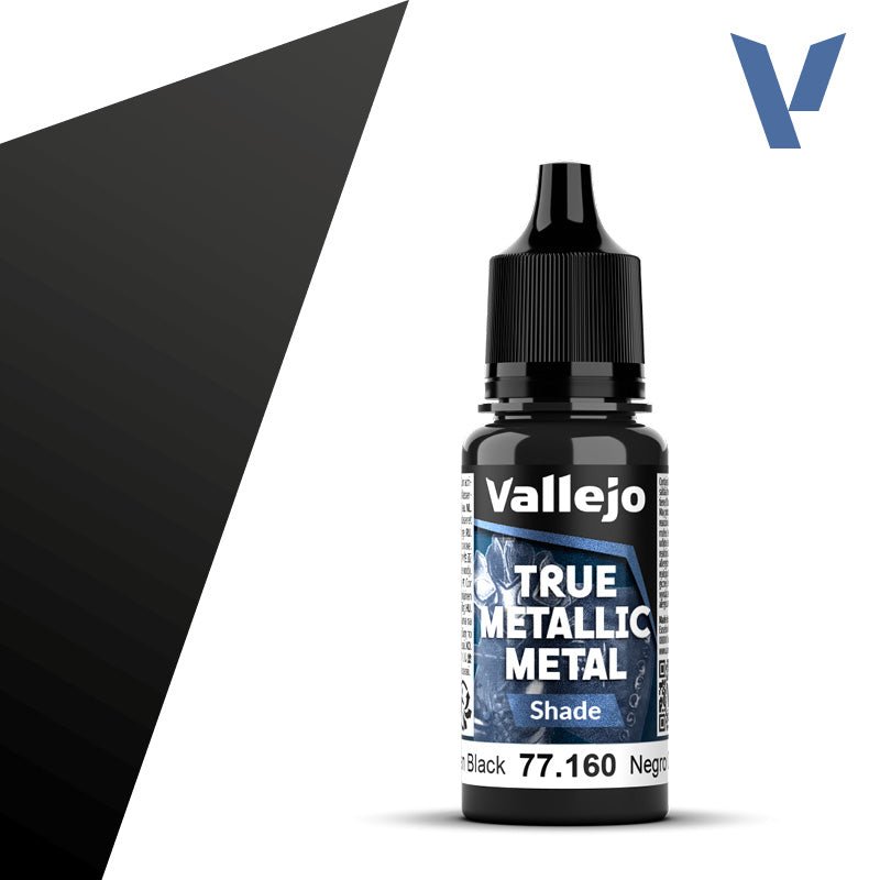 Vallejo TMM Shade 160 - 18ml Obsidian Black | Buy Online from The Home Crafters