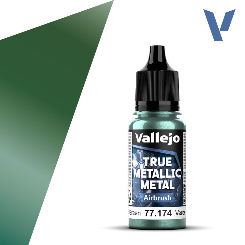 Vallejo TMM Airbrush 174 - 18ml Dusken Green | Buy Online from The Home Crafters